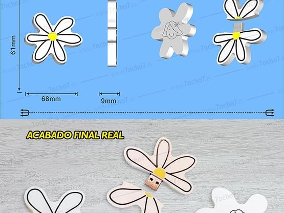 USB 2D flor